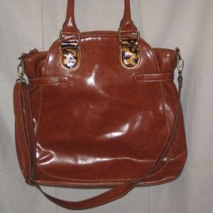 Apostrophe Simulated Leather Tote Bag NWOT